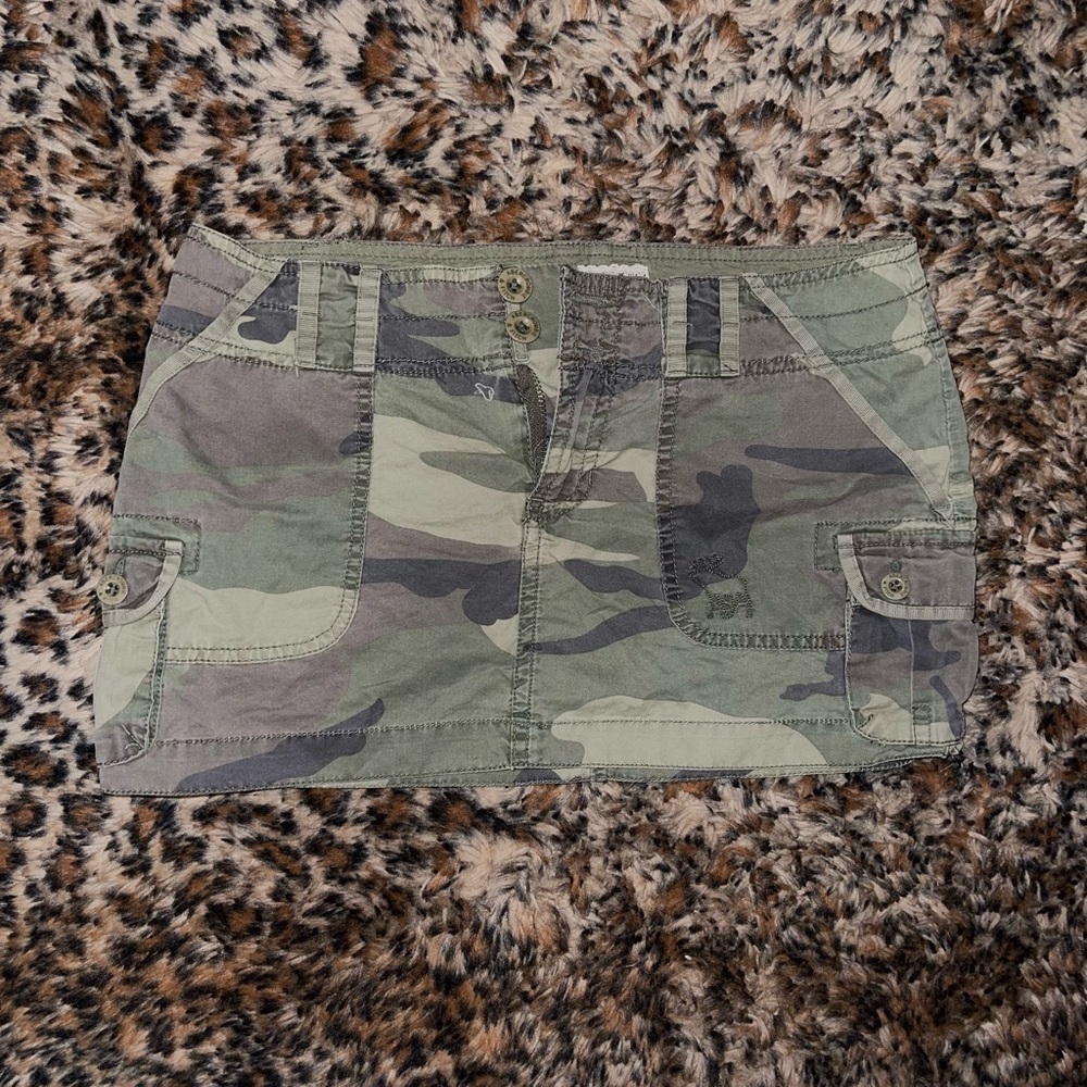 Camouflage Mini Skirt
